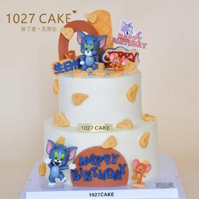1027CAKE | 双层  猫和老鼠