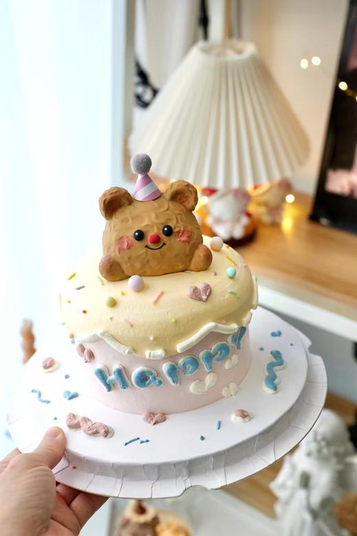 【奶油小熊】-创意造型-新鲜水果蛋糕 商品图1