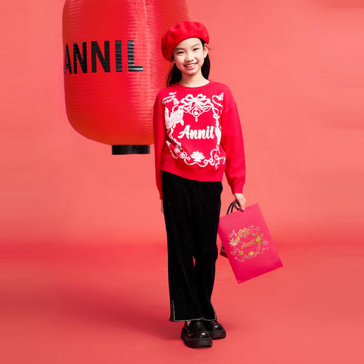 女童单裤春季新款安奈儿童装实体店同款AG516581 商品图3