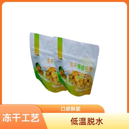 椰香芒果冻干水果干椰子味芒果干酥脆健康零食海南特产包邮 商品图1