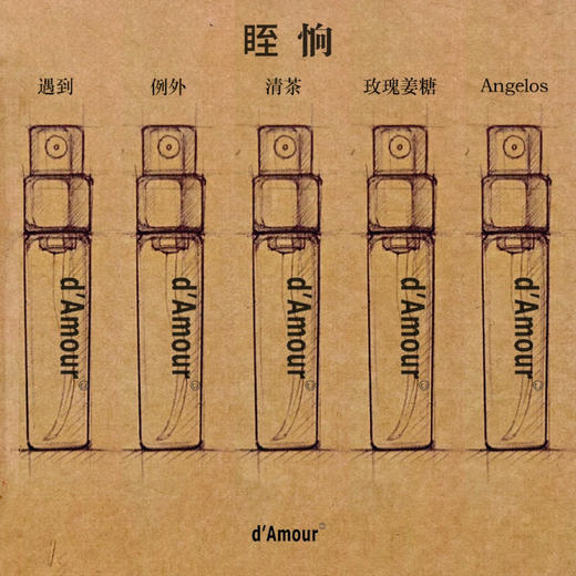 d'Amour·得慕香水-眰恦体验套装（内含2.5ML*5） 商品图0
