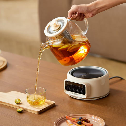 【小家电】海牌多功能花茶壶养生杯全玻璃恒温壶HP-Y612 HF 商品图1