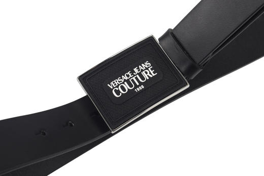 【超惠秒】Versace 范思哲 男士方形字母logo板扣真皮腰带 98574 商品图7