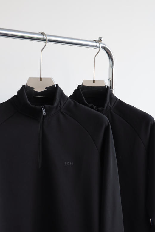 H.B 秋冬 半拉链加绒小立领外套卫衣 WT785 商品图3