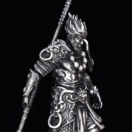 子佩集S999银【大圣】摆件【BJ1023】纯银小摆件仿古2411 商品图4