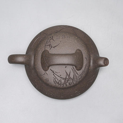 国高工何觅出品原矿青灰泥易瓢紫砂壶 商品图3