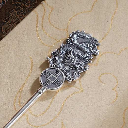 子佩集S999银【龙吟清籁】耳勺【EP482-1】纯银小摆件2411 商品图2