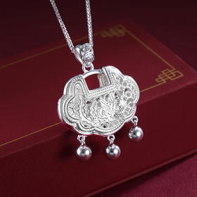 子佩集S990银【富贵祥凤】套链【CMSTL006】纯银儿童项链2411