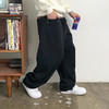 徐太浪黑色缉明线磨毛休闲裤男秋冬季潮流百搭宽松直筒运动裤长裤 商品缩略图1