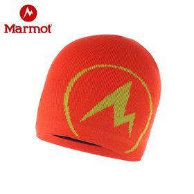 Marmot/土拨鼠户外休闲男女通款防寒保暖毛线帽情侣加长款针织帽