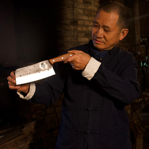 【周光兴非遗手作 | 多种刀具】非遗传承人亲制 纯手工全钢锻打！菜刀砍刀尖刀都有，锋利耐用~ 商品图3