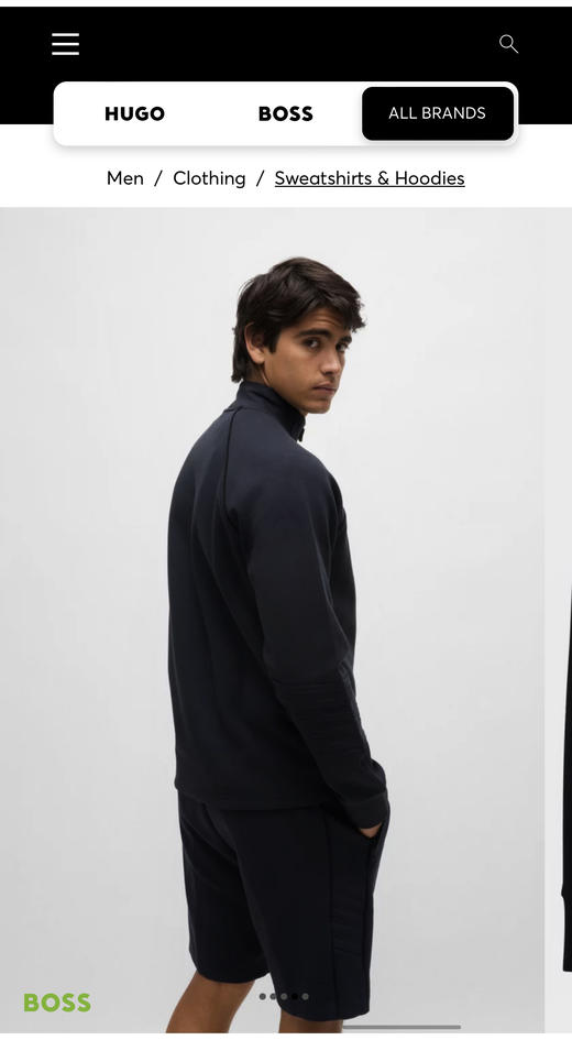 H.B 秋冬 半拉链加绒小立领外套卫衣 WT785 商品图1