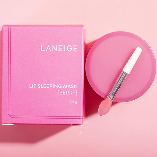 【兰芝唇膜】兰芝保湿修护唇膜(莓果味)20g正装唇膜 果冻夜间修护睡眠唇膜 淡化唇纹补水去死皮 商品图5