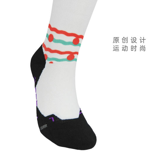月光压缩减震专业功能跑步运动长筒袜 商品图4