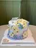 黄紫色ins裱花蛋糕/小碎花裱花蛋糕（蜡烛需要自行选择） 商品缩略图0
