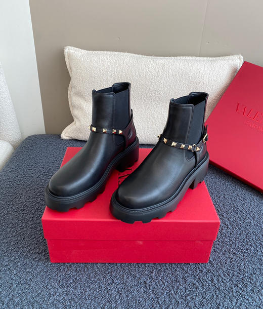 原单华伦天奴切尔西短靴乐福鞋 商品图5