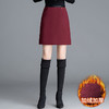 简约修身加绒加厚，通勤时尚A字裙洋气半身裙MYX-HY-99351-L 商品缩略图1