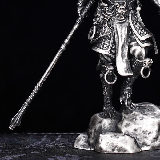 子佩集S999银【大圣】摆件【BJ1023】纯银小摆件仿古2411 商品图3