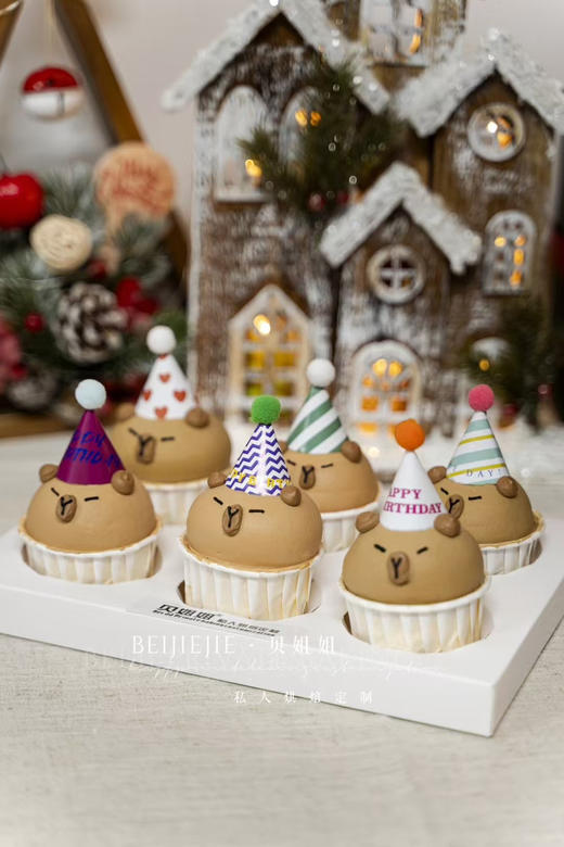 卡皮巴拉杯子蛋糕 商品图1