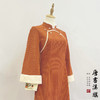 【朱 柿】卡皮巴拉秋冬长袖加厚保暖马甲套装旗袍可爱精致新中式 商品缩略图5