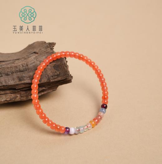 玉美人菲菲/南红单圈手串约5*3mm 商品图0