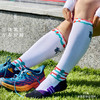 月光压缩减震专业功能跑步运动长筒袜 商品缩略图1