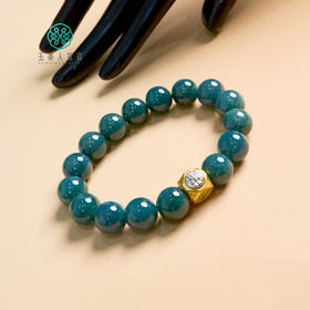 玉美人菲菲#翡翠圆珠手串约12mm