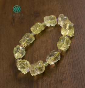 玉美人菲菲*水晶多宝单圈手串