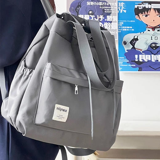 裁缝学苑AQ397两用小双肩包旅行小众书包纸样女轻便大学生上课通勤背包样板 商品图2