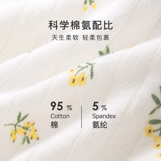 甜美蕾丝少女内裤纯棉抑菌底裆抑菌透气高弹不勒不夹臀南笙挽风内裤5条装A 商品图2