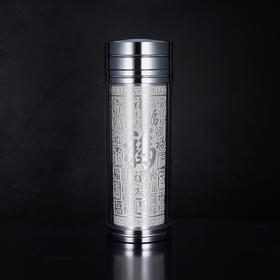 子佩集S999银【锦绣百福】杯摆件【DLBJB044-60】纯银内胆泡茶杯2411