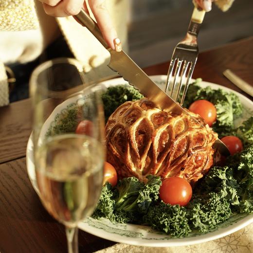 新西兰银蕨农场草饲牛柳AOP黄油酥皮裹松露酱与红酒汁 580g Beef Wellington 商品图1