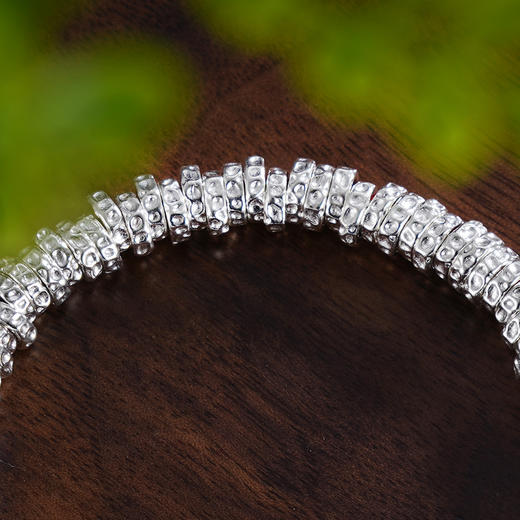 子佩集S999银【算你最棒】手串【SC001208】纯银手链串珠钱串手链腰缠万贯盘缠盘缠2411 商品图2