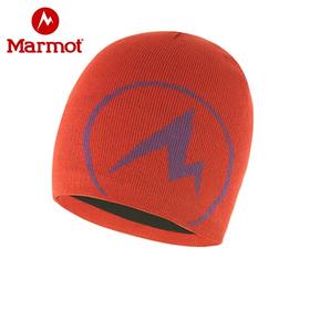 Marmot/土拨鼠户外休闲男女通款防寒保暖毛线帽情侣加长款针织帽