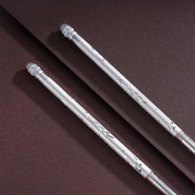 子佩集S999银【岁岁欢鱼】筷子摆件【YH06600013-12】纯银餐具2411