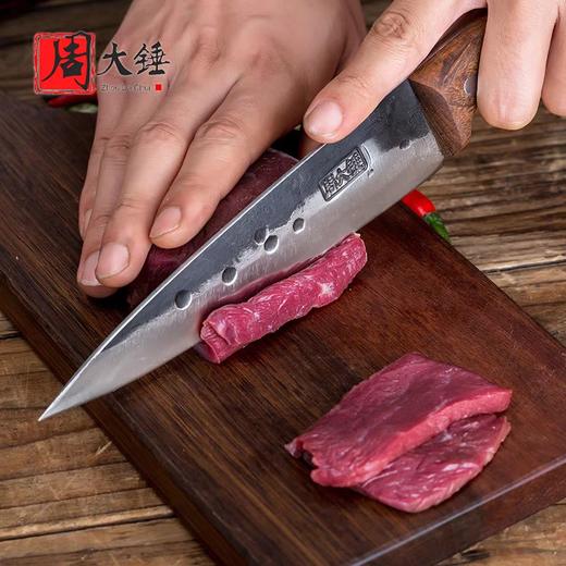 【周光兴非遗手作 | 多种刀具】非遗传承人亲制 纯手工全钢锻打！菜刀砍刀尖刀都有，锋利耐用~ 商品图12