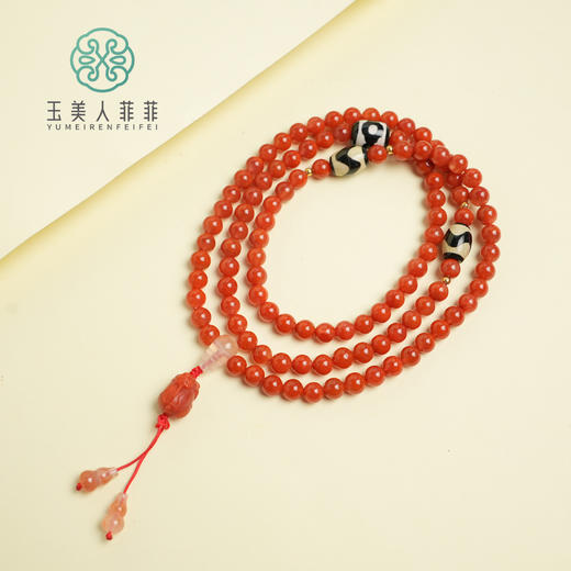 玉美人菲菲/南红项链约7.5mm+ 商品图0