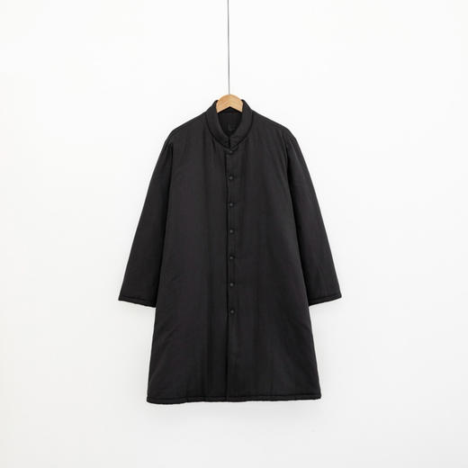 宜色家男款中式立领国风长袍棉服 商品图0