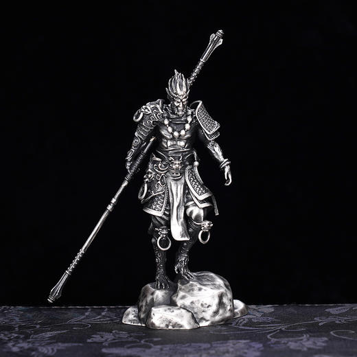 子佩集S999银【大圣】摆件【BJ1023】纯银小摆件仿古2411 商品图2