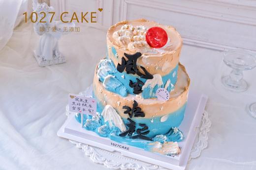 1027CAKE | 双层  风生水起 长辈 男士 领导 商品图0