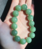 和田玉粉青圆珠手串 商品缩略图0