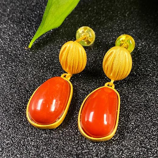 南红S925-17103耳饰 商品图0