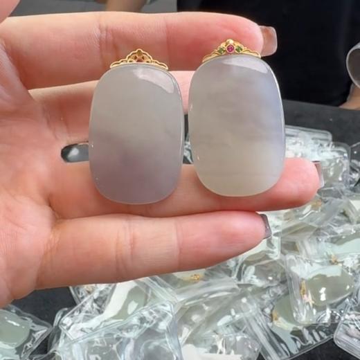 18K和田玉无事牌约38*23mm吊坠 商品图0