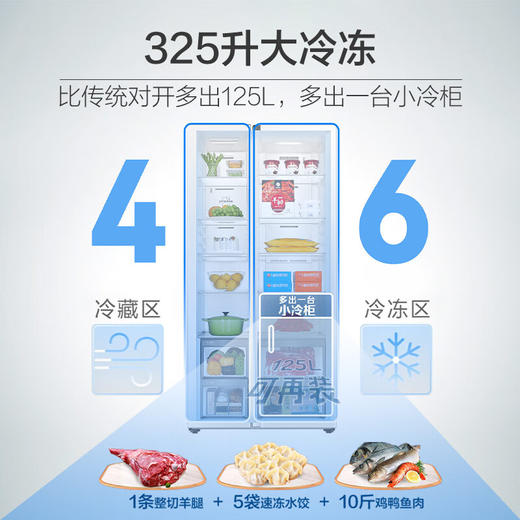 海尔（Haier）冰箱_BCD-621WLHSS95W9U1 商品图3