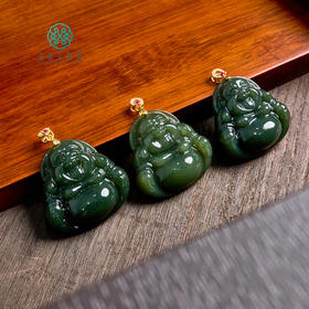 和田玉佛公吊坠