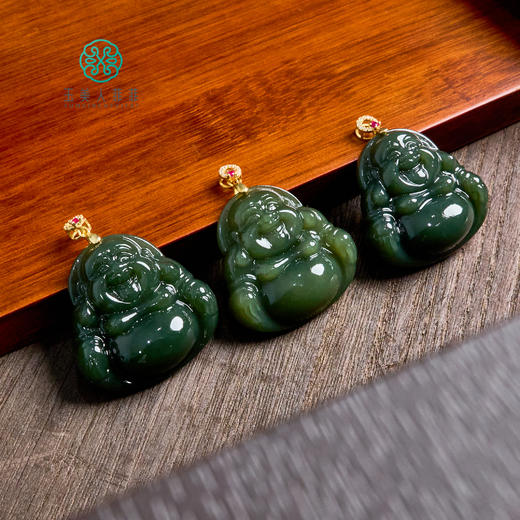 和田玉佛公吊坠 商品图0