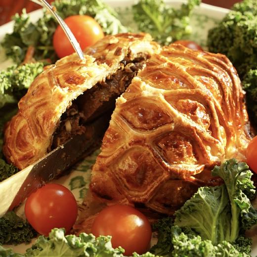 新西兰银蕨农场草饲牛柳AOP黄油酥皮裹松露酱与红酒汁 580g Beef Wellington 商品图3