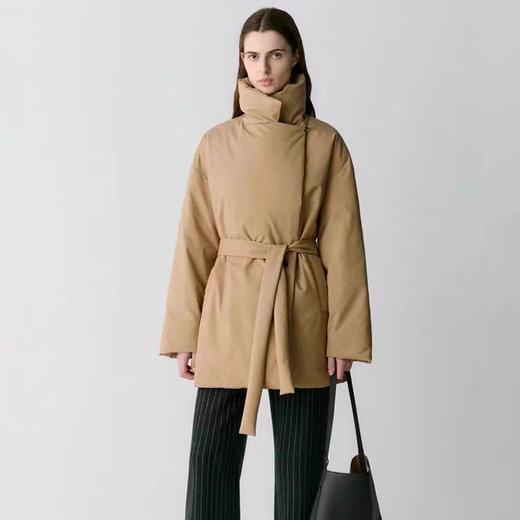 S·Y·C【小禾露珠系列】大气西装领丝羊毛90白鹅绒外套大衣女 商品图2