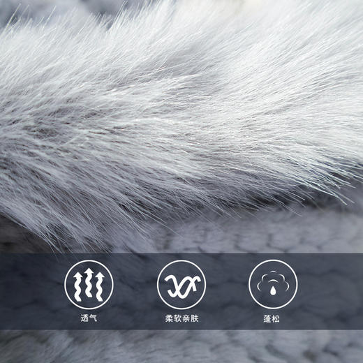 冬季小狐狸耳朵毛绒帽子女围巾一体 保暖毛茸茸加绒加厚围脖防寒 商品图2