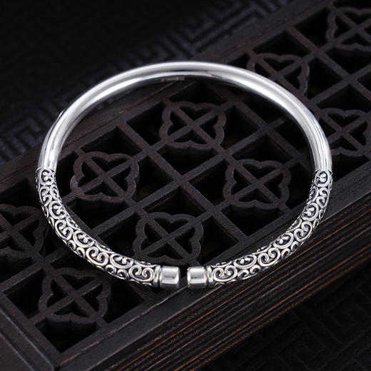 子佩集S999银【云水禅心】手镯【WZ003563】纯银2411 商品图3